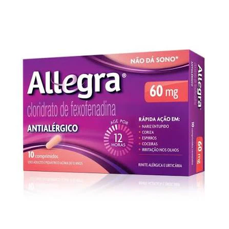Allegra 60Mg 10 Cp Rev 