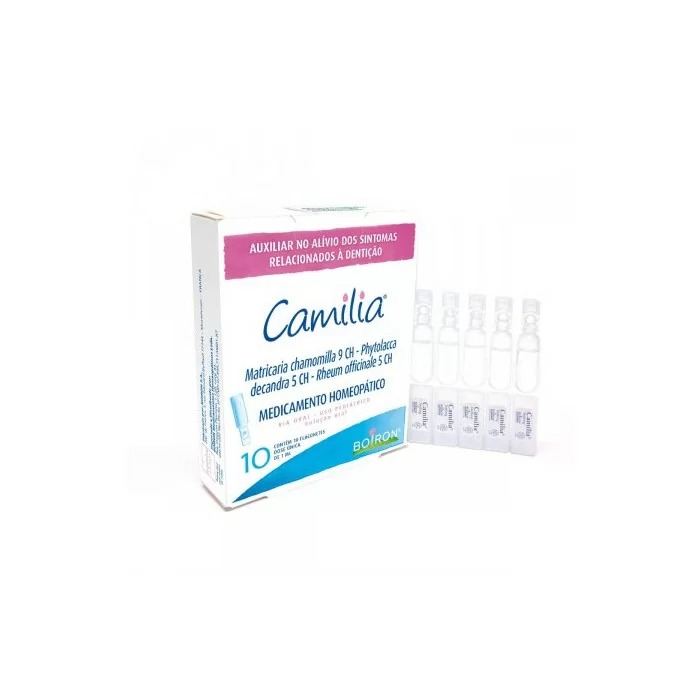 CAMILIA 10 FLAC 1ML SOL ORAL (CHAMOMILLA 9CH + ASSOCIAÇÕES)