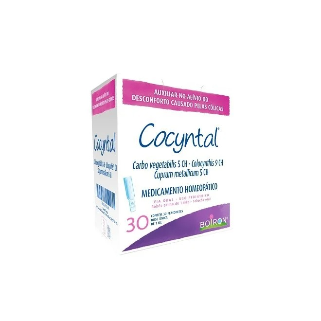 Cocyntal 30 flaconetes 1mL (Carbo vegetabilis + associações)