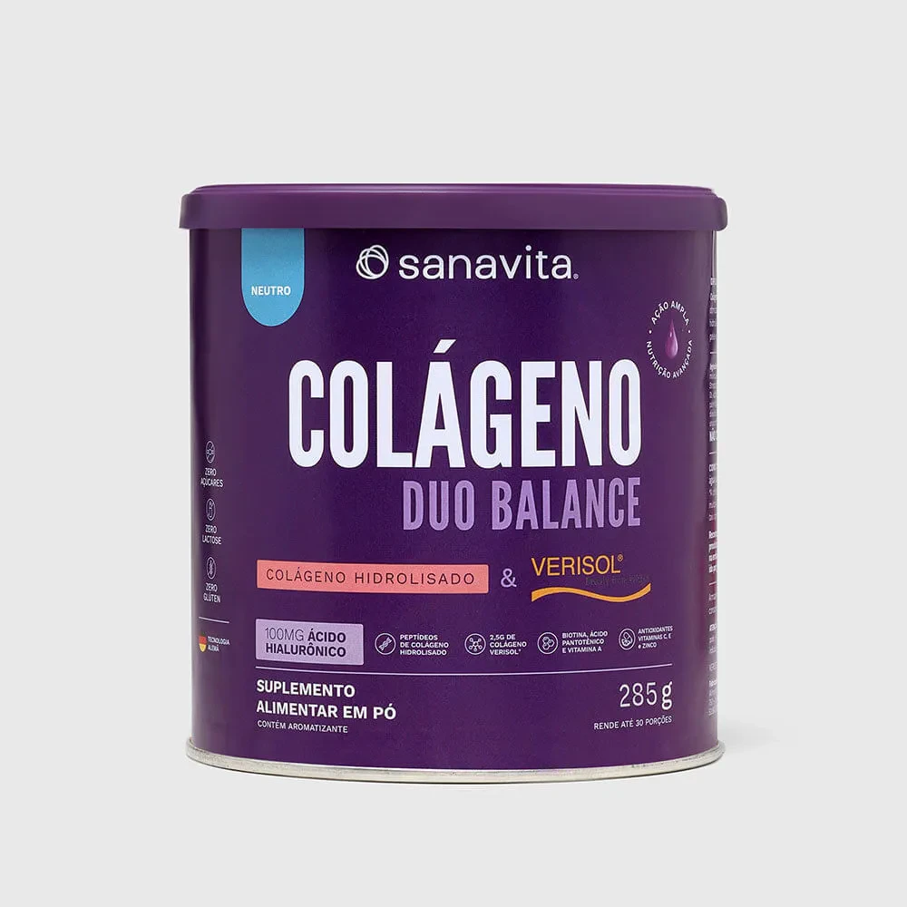 Colágeno Duo Balance - Sem Sabor 285G - Sanavita
