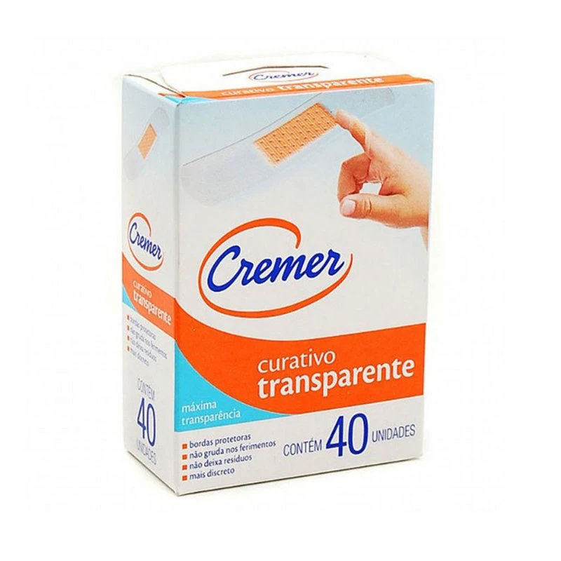 Curativo Cremer Care Transparente 40 Unidades