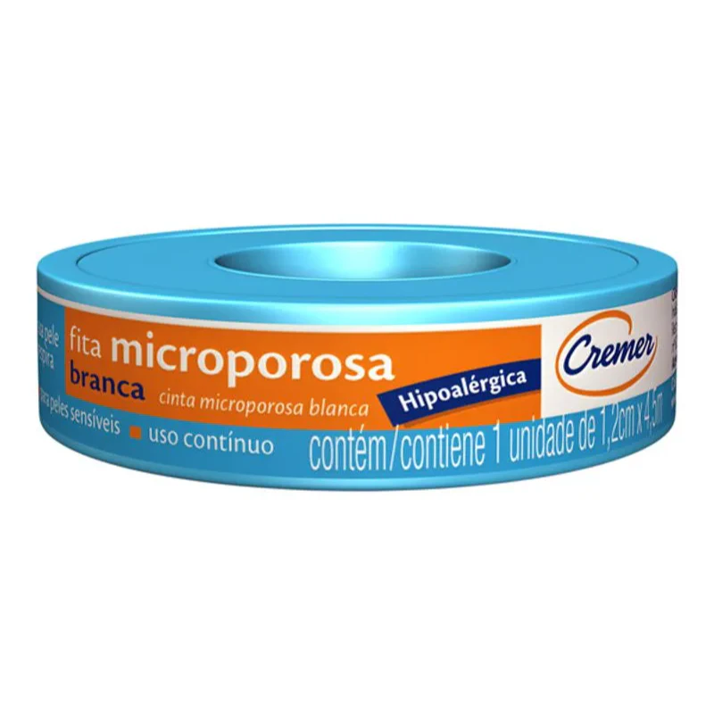 Fita Microporosa Branca Cremer 1,2Cm X 4,5M