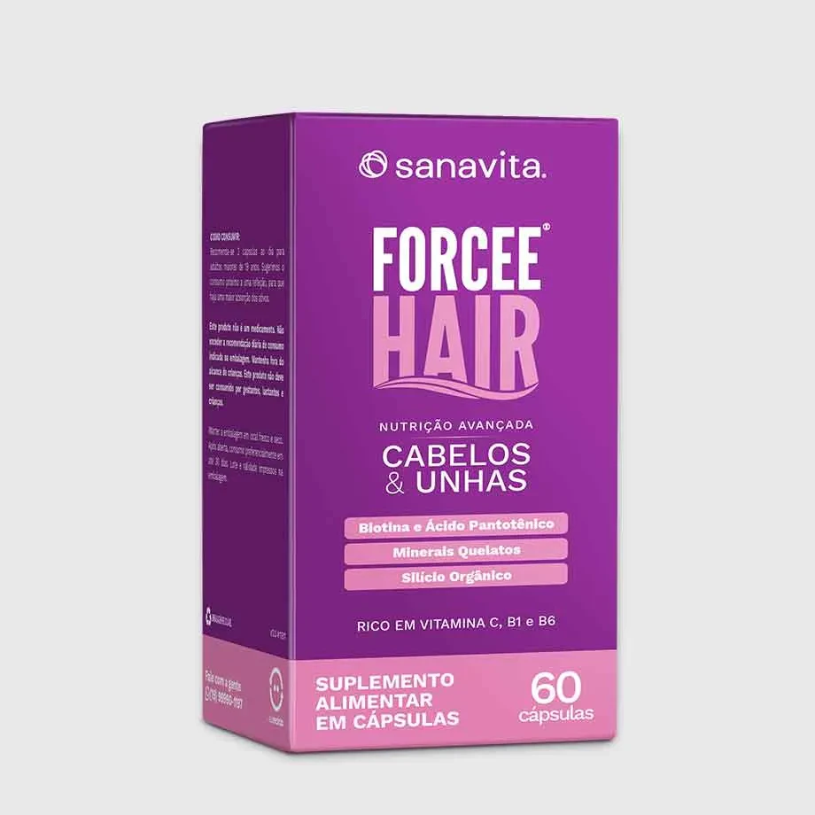 Forcee Hair Cabelos & Unhas 60 Cápsulas Sanavita