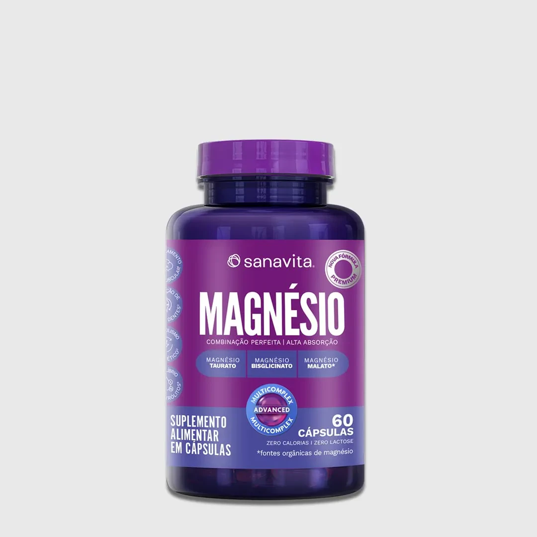 Magnésio Sanavita 60 Cápsulas  