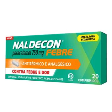 Naldecon Febre 750Mg 20 Cp 
