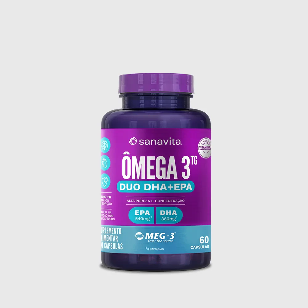 Ômega 3Tg Duo 60 Cápsulas - Sanavita