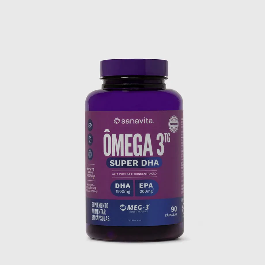 Ômega 3Tg Super Dha 90 Cápsulas - Sanavita