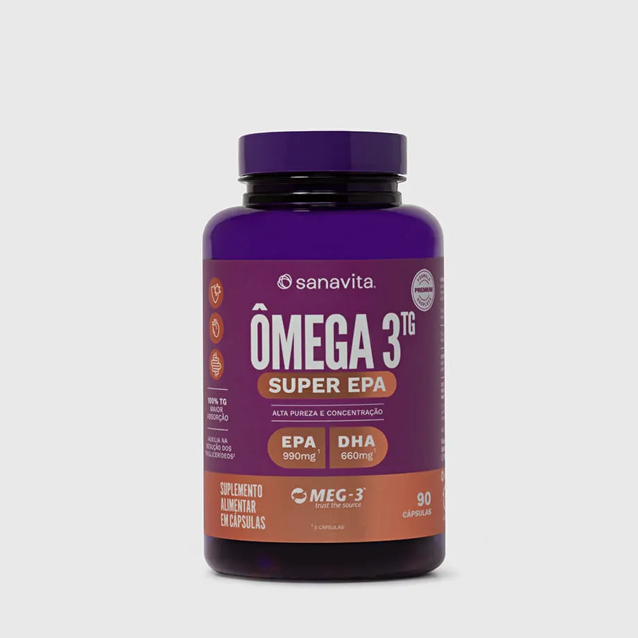 Ômega 3Tg Super Epa 90 Cápsulas - Sanavita