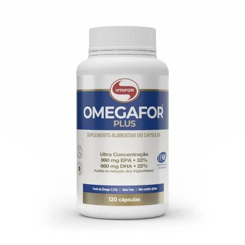 Omegafor Plus Epa 990 Mg + Dha 660 Mg 120 Caps - Vitafor