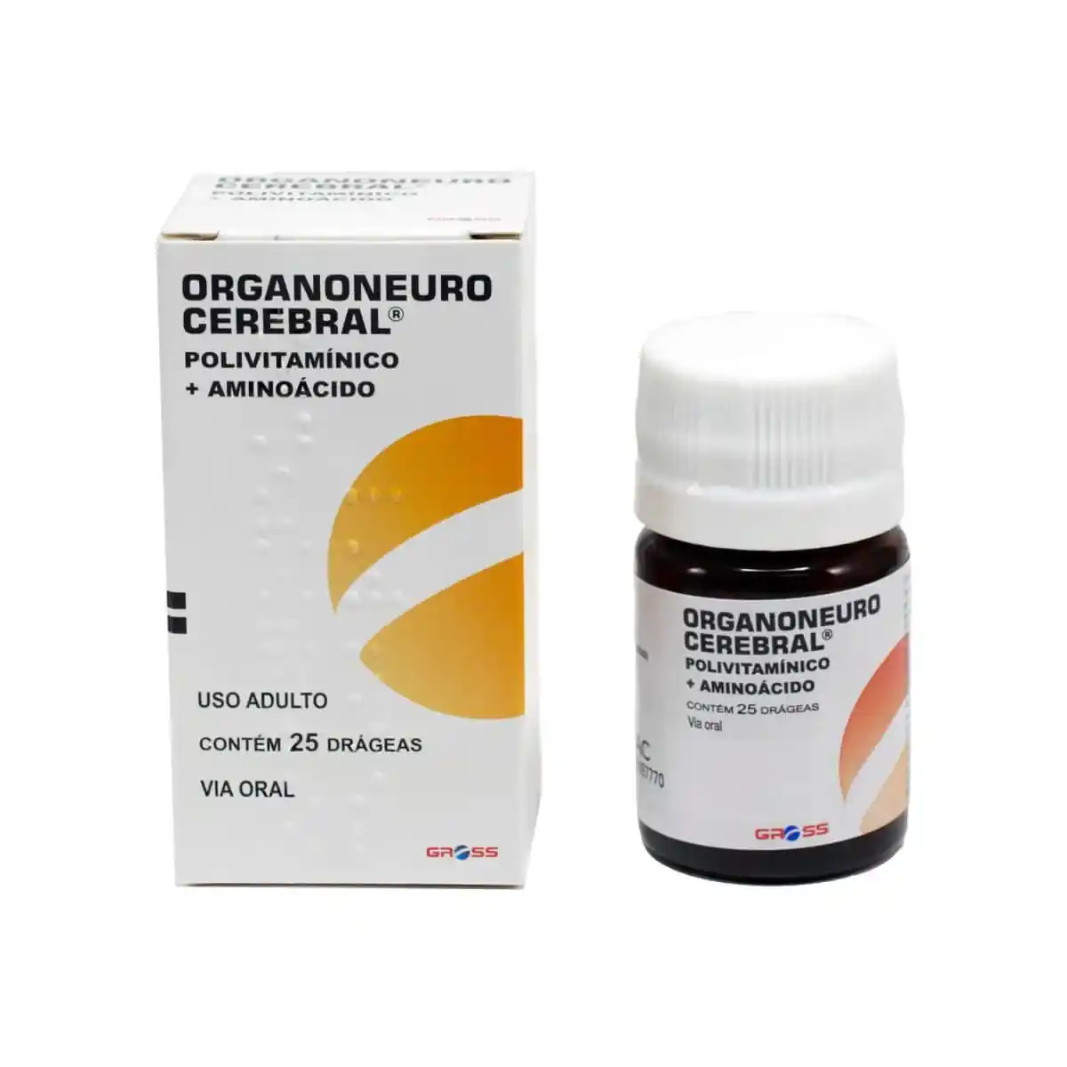 Organoneuro Cerebral 25 drágeas (Polivitamínico)