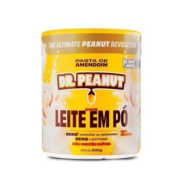 Pasta De Amendoim Leite Em Pó 600G Dr. Peanut