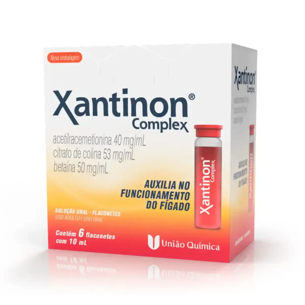 Xantinon Complex 40+53+50Mg/Ml Sol Oral 6 Flac 10Ml